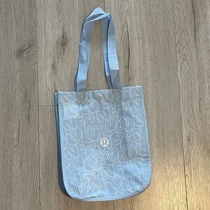 FREE!! Lululemon Reusable Shopping Bag Tote - Baby Blue - Gift with Purchase